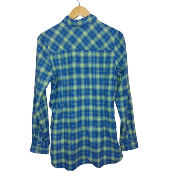 Burton Dryride WB Blitz Blue & Green Flannel - Picture 3 of 10